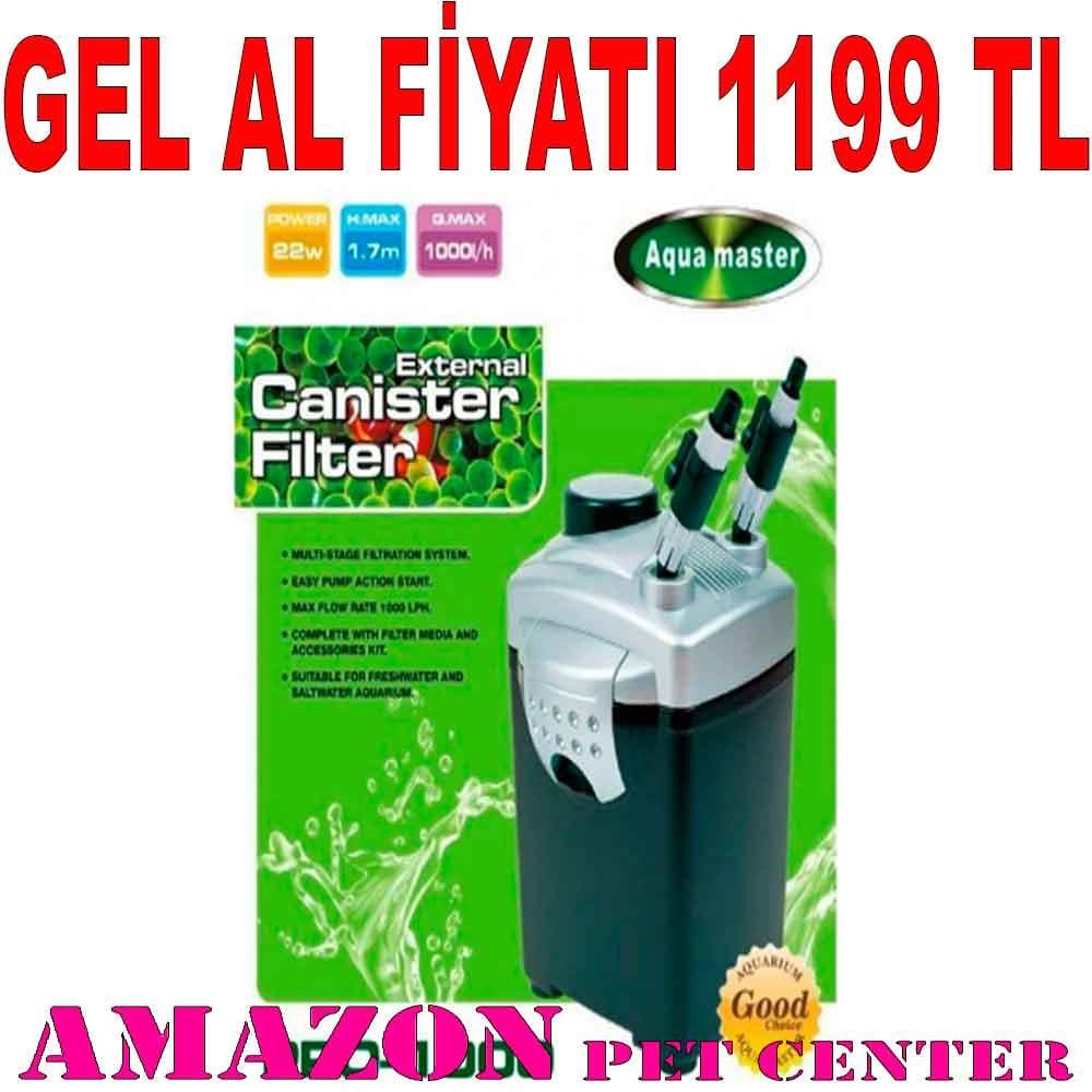 Aqua Master Dış Filitre 3 Sepet 1000 L/H 6925473610003 Amazon Pet Center