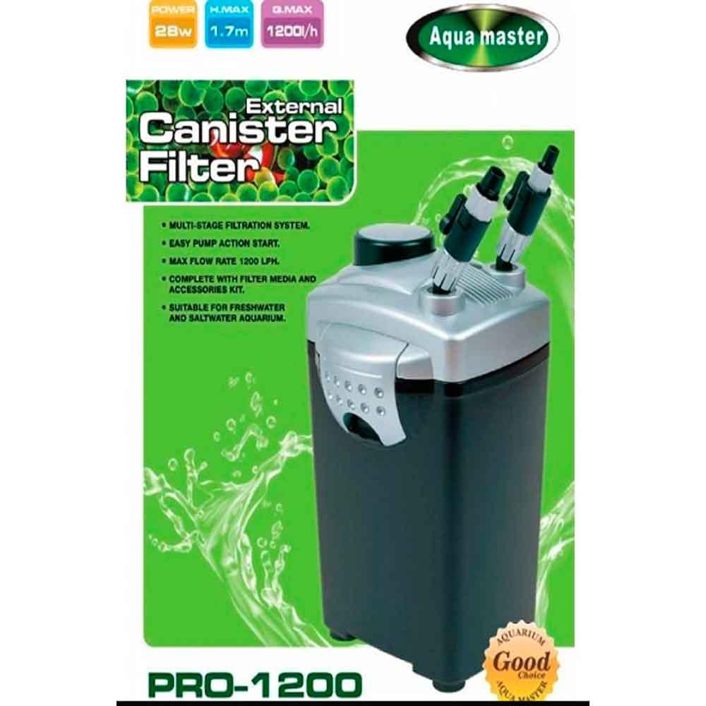 Aqua Master Dış Filitre 4 Sepet 1200 L/H PRO-1200 6925473612007 Amazon Pet Center