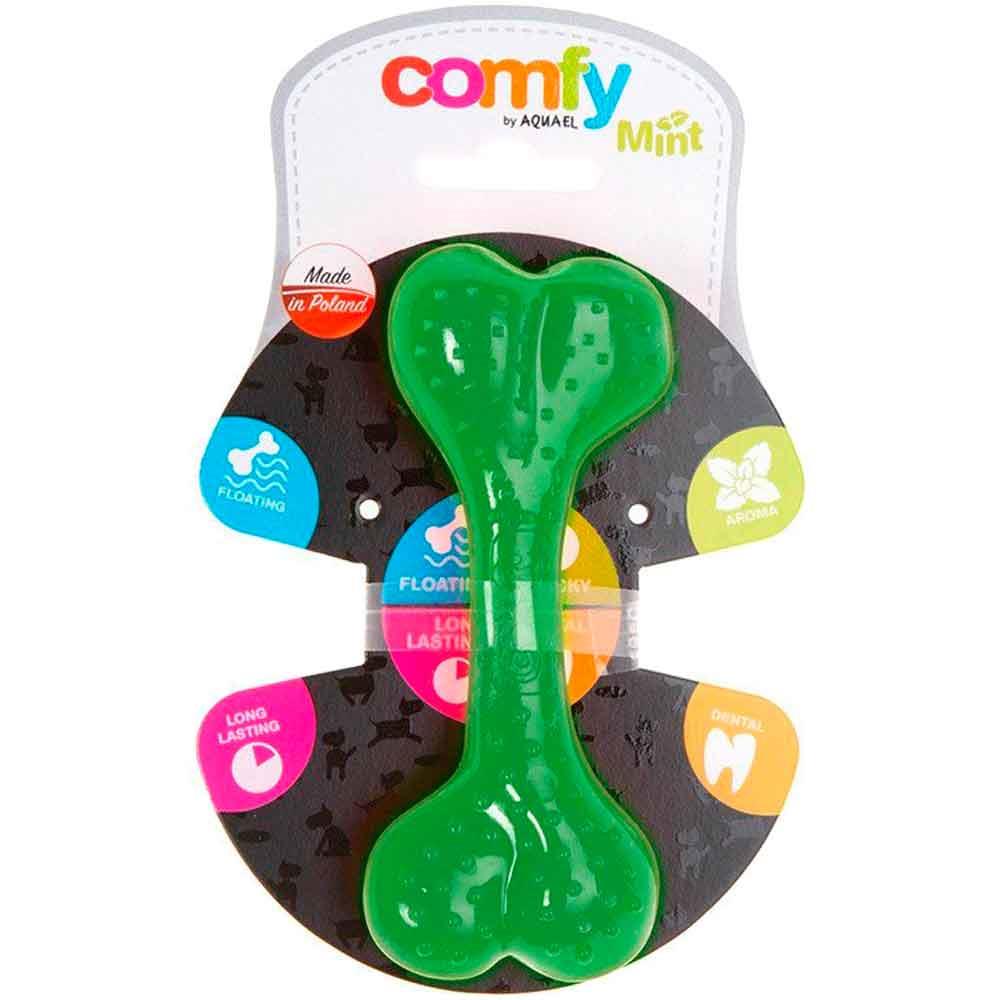 AQUAEL Comfy Toy Köpek Oyuncağı BONE MINT 16 Cm Yeşil Nane Aromalı 5905546194495 Amazon Pet Center