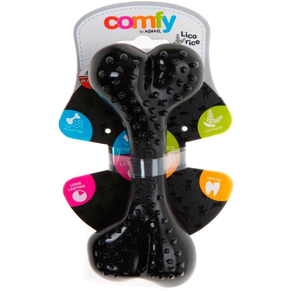 AQUAEL Comfy Toy Köpek Oyuncağı DENTAL BONE 16 Cm Siyah Meyan Kökü Aromalı 5905546316613 Amazon Pet Center