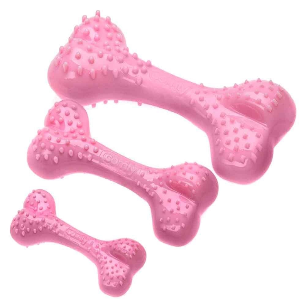 AQUAEL Comfy Toy Köpek Oyuncağı DENTAL BONE 12 Cm Pembe Çilek Aromalı 5905546336666 Amazon Pet Center
