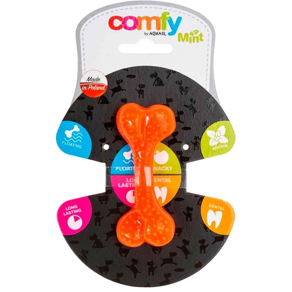 AQUAEL Comfy Toy Köpek Oyuncağı DENTAL BONE 16 Cm Turuncu Nane Aromalı 5905546194501 Amazon Pet Center