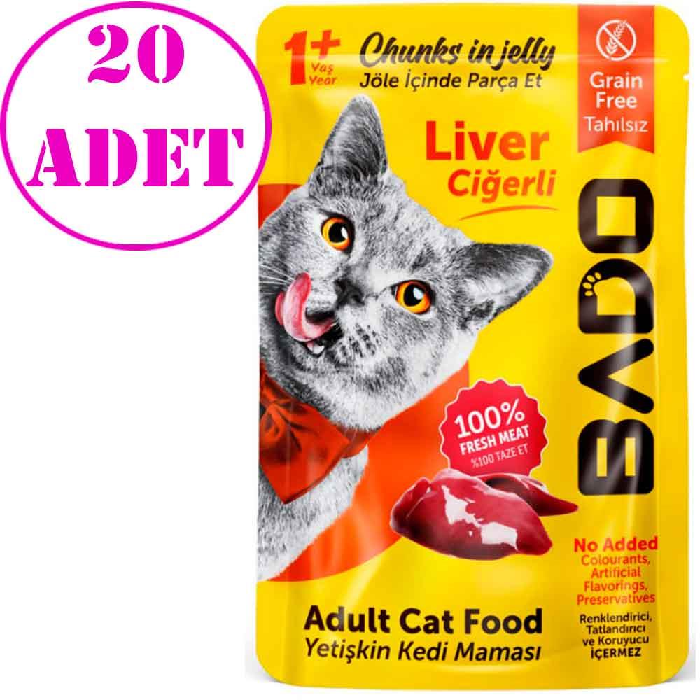 Bado Ciğerli Kedi Yaş Maması 85 Gr 20 AD 32136791 Amazon Pet Center