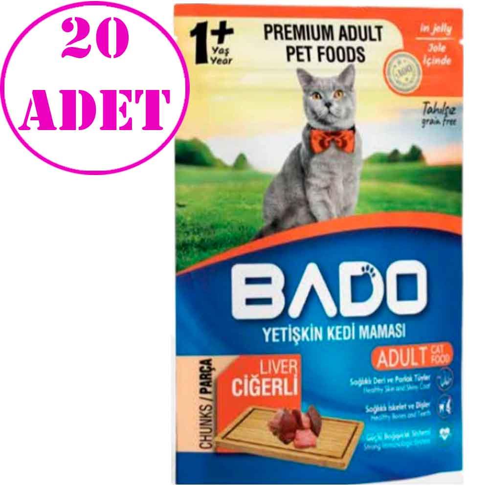 Bado Ciğerli Kedi Yaş Maması 85 Gr 20 AD 32136791 Amazon Pet Center