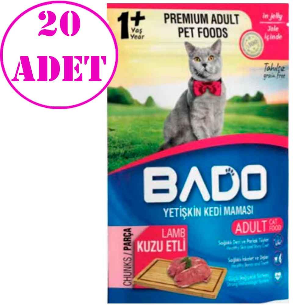 Bado Kuzu Etli Kedi Yaş Maması 85 Gr 20 AD 32136760 Amazon Pet Center