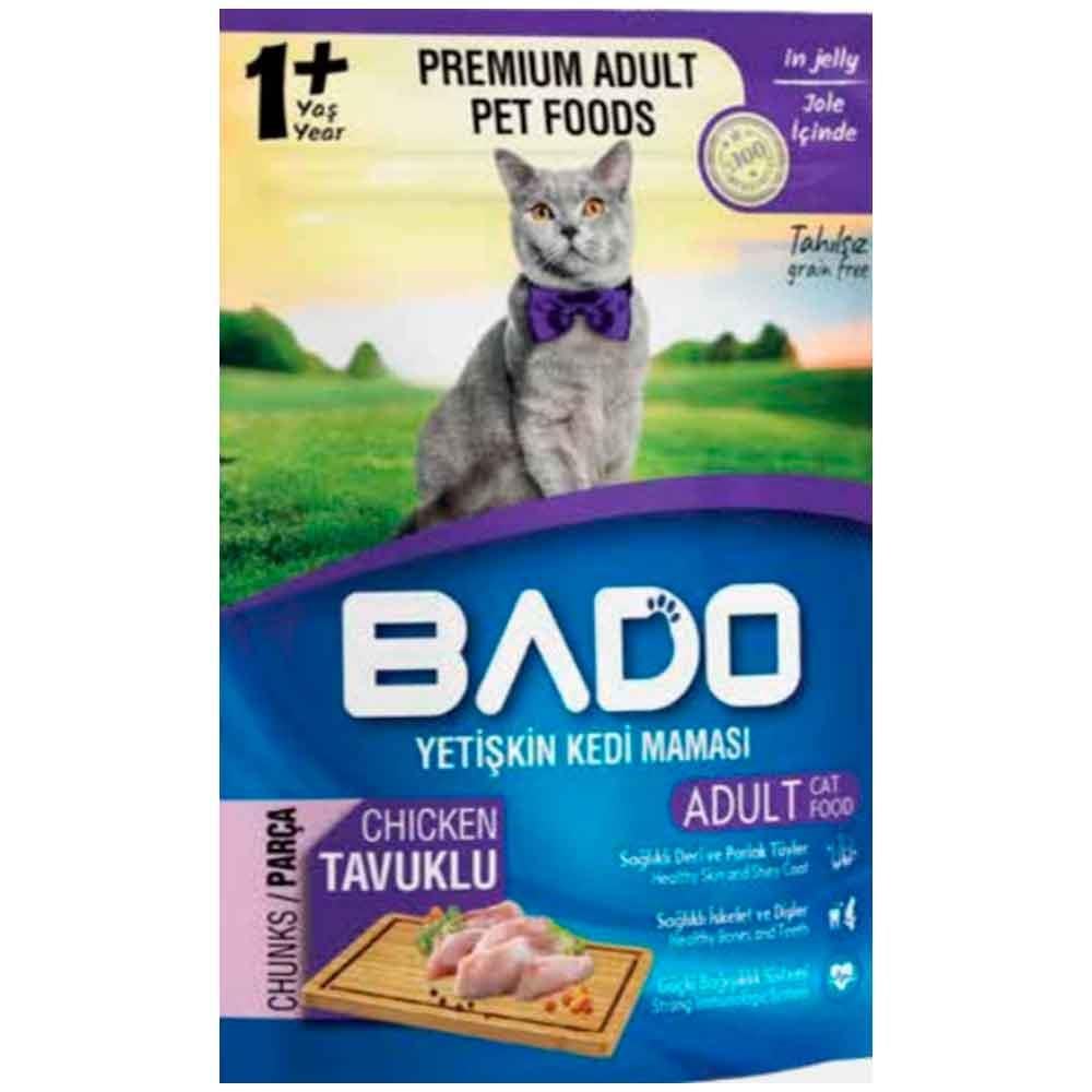 Bado Tavuklu Kedi Yaş Maması 85 Gr 8681889061416 Amazon Pet Center
