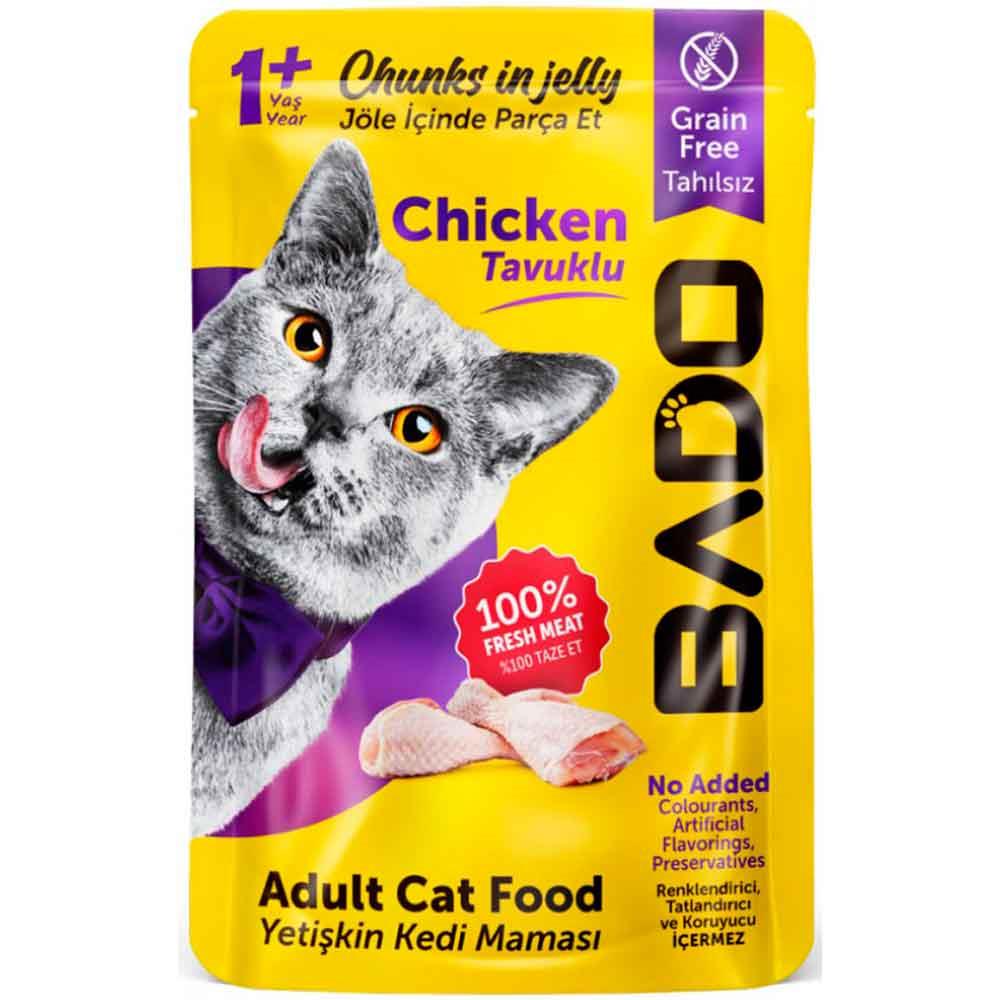 Bado Tavuklu Kedi Yaş Maması 85 Gr 8681889061416 Amazon Pet Center