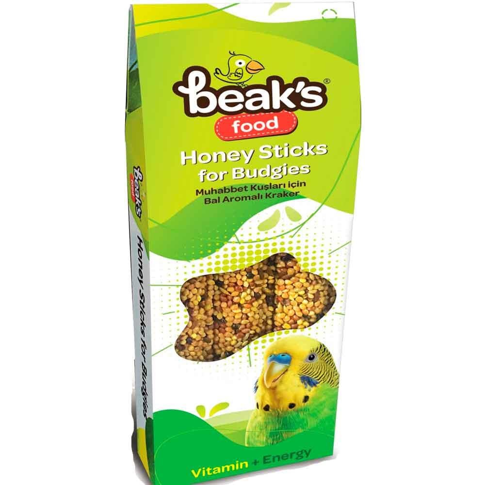 Beaks Ballı Muhabbet Kuşu Krakeri 3 Lu 8680067144071 Amazon Pet Center