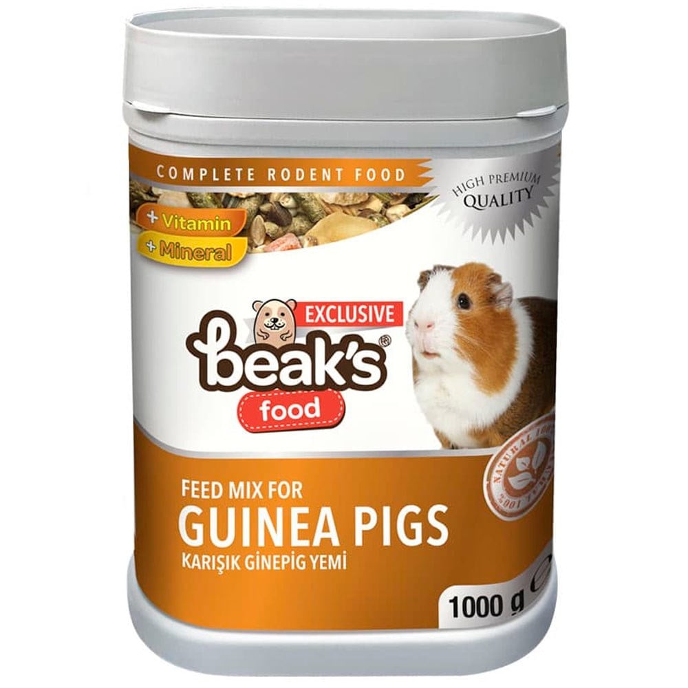 Beaks Karışık Guinea Pig Yemi 1000 gr 8680067141810 Amazon Pet Center