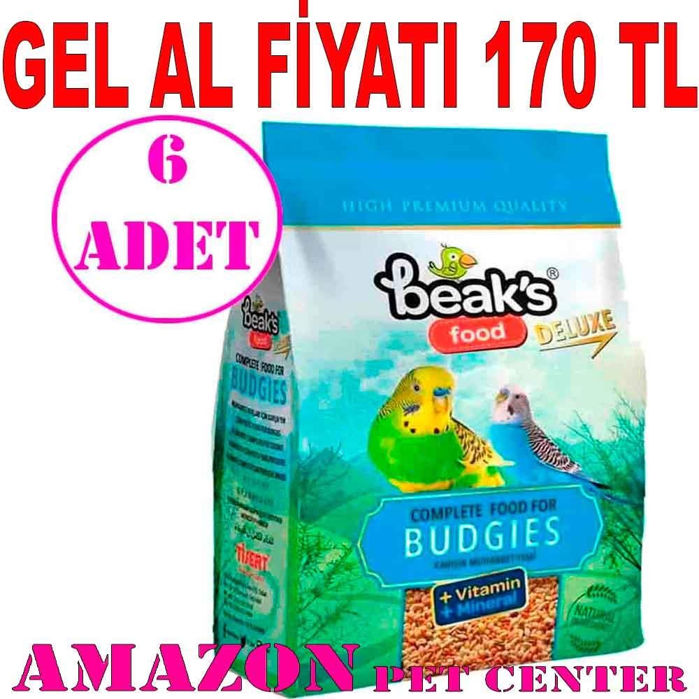 Beaks Karışık Muhabbet Kuş Yemi 400 Gr 6 AD 18009002 Amazon Pet Center