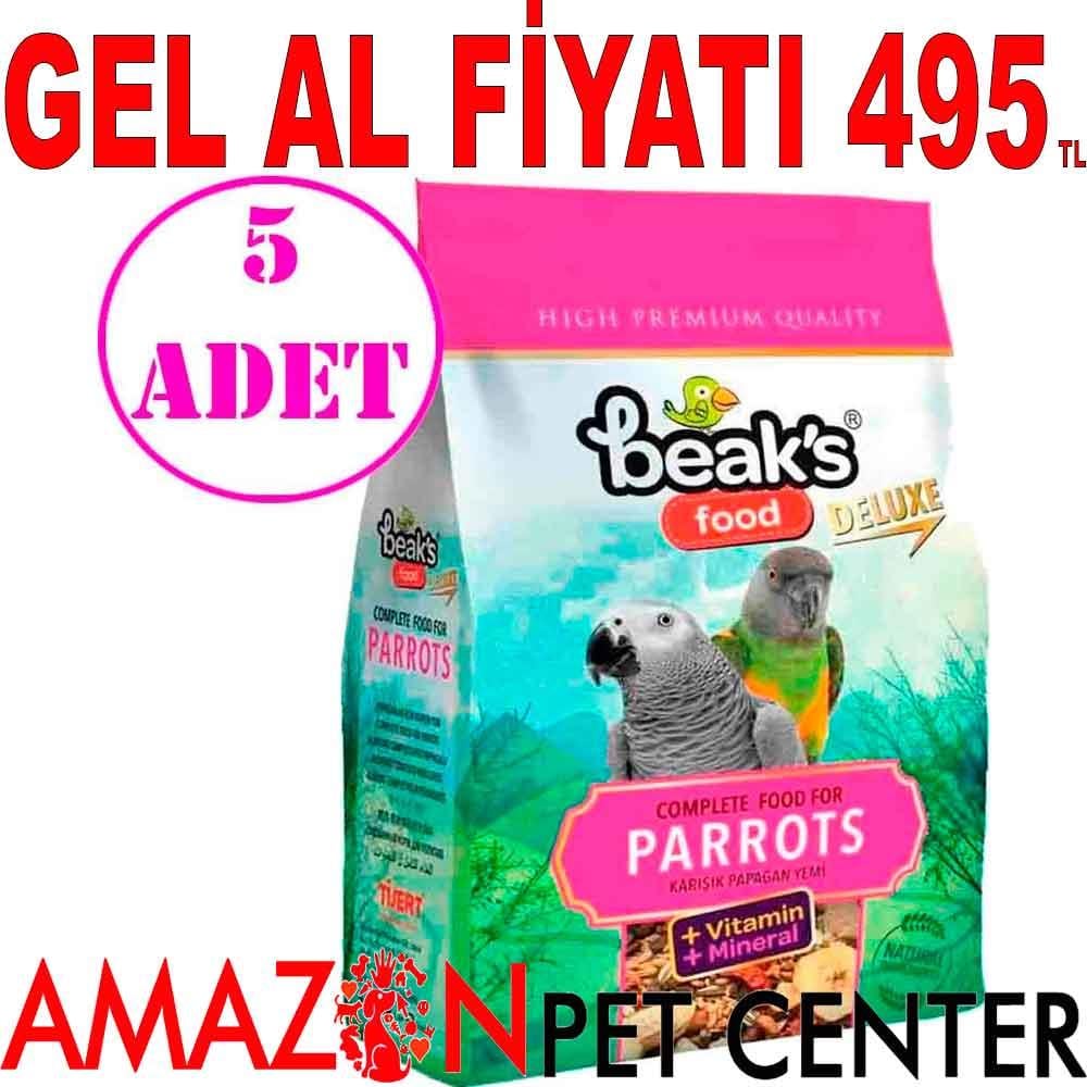 Beaks Karışık Papağan Yemi 500 Gr 5 AD 18003000 Amazon Pet Center