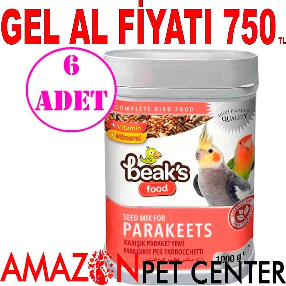 Beaks Küçük Papağan Yemi 1 Kg 6 AD 18005004 Amazon Pet Center