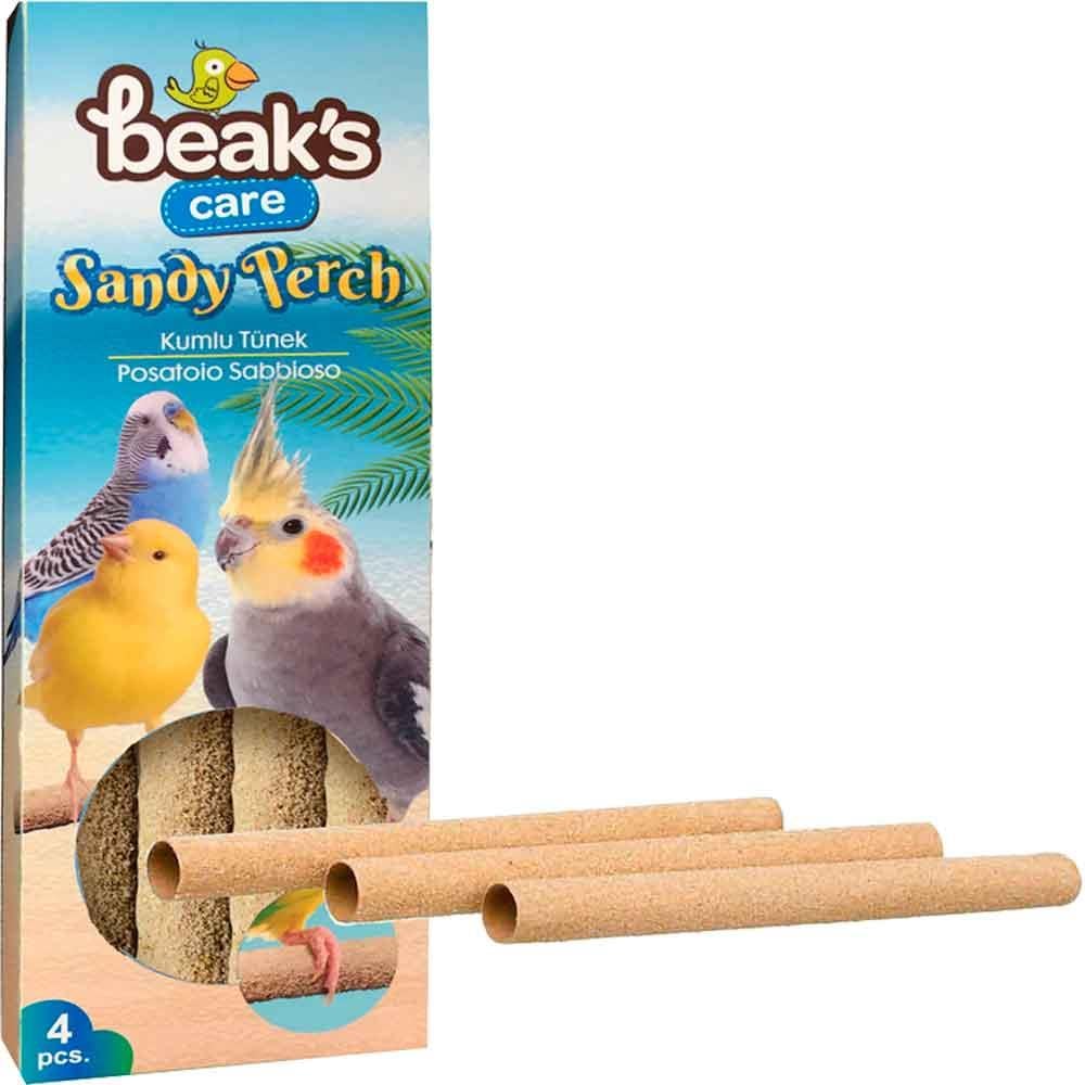 Beaks Kumlu Kuş Tüneği 19 cm 4 Adet 8680067142039 Amazon Pet Center