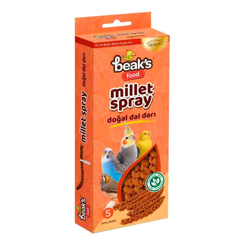 Beaks Kuşlar İçin Doğal Kızıl Darı Dalı 8680067148789 Amazon Pet Center