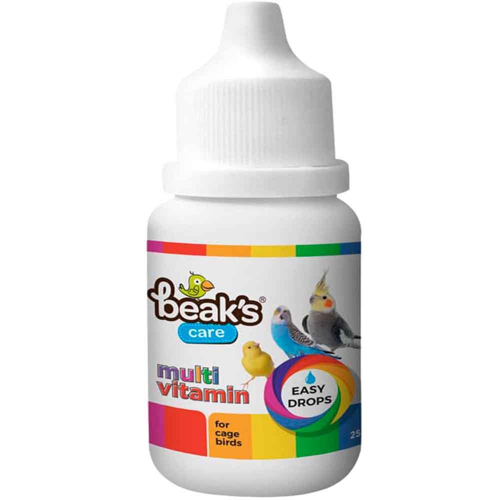 Beaks Kuşlar İçin Multi Vitamin 25 Ml 8680067142473 Amazon Pet Center