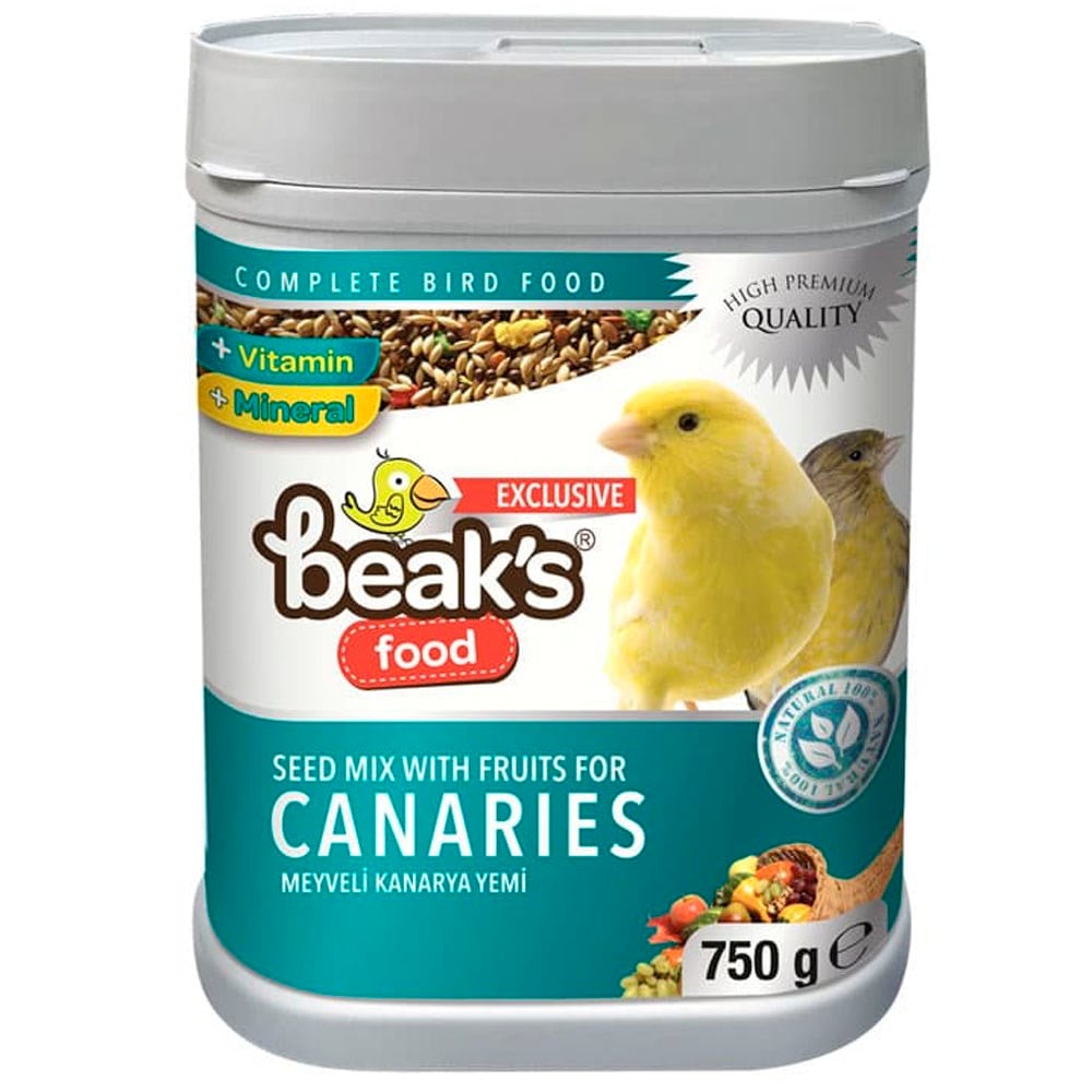 Beaks Meyveli Karışık Kanarya Yemi 750 Gr 8680067141780 Amazon Pet Center