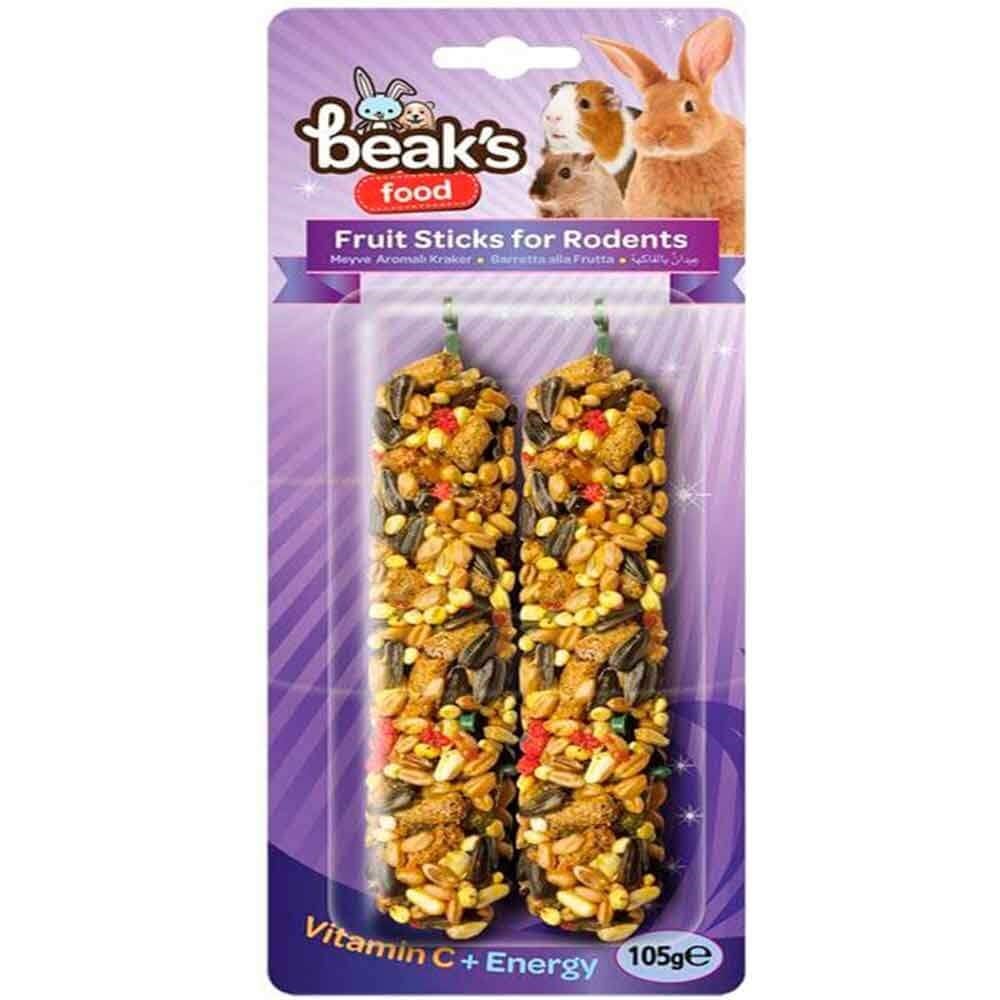 Beaks Meyveli Kemirgen Krakeri 105 gr 2'li 8680067141858 Beaks Ginepig Ödülleri Amazon Pet Center