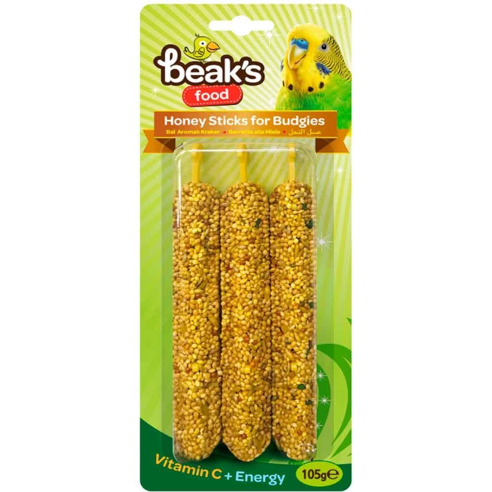 Beaks Muhabbet Kuşu Krakeri Bal Aromalı 105 gr 8680067141841 Amazon Pet Center