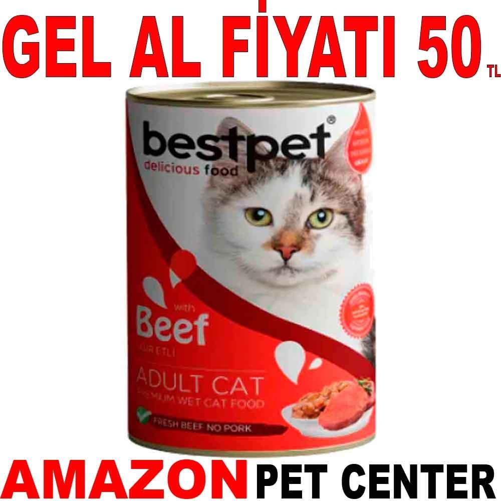 Best Pet Kedi Konservesi Sığır Etli Jöleli 400 Gr 21634000 Amazon Pet Center