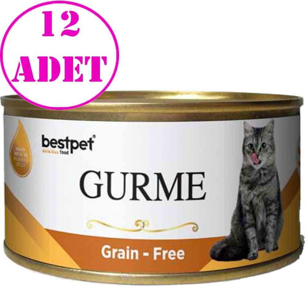 BestPet Gurme Kedi Konservesi Ciğerli 100 Gr 12 AD 32128512 Best Pet Yetişkin Kedi Konserve Mamaları Amazon Pet Center