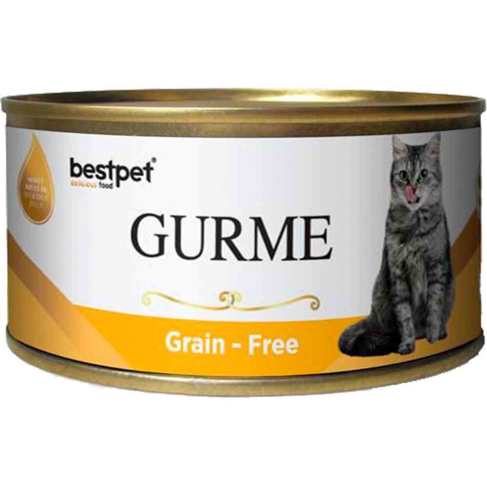 BestPet Gurme Kedi Konservesi Tavuklu 100 Gr 8681465603511 Best Pet Yetişkin Kedi Konserve Mamaları Amazon Pet Center