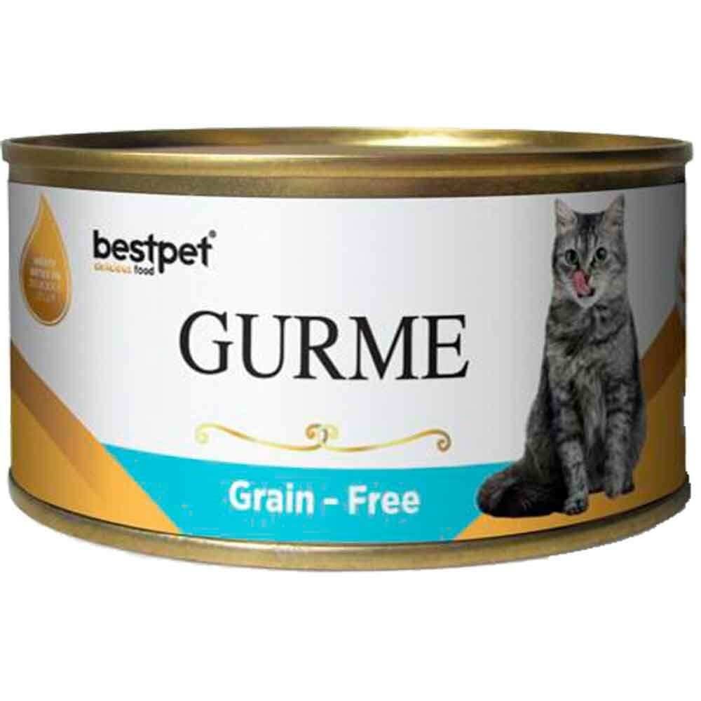 BestPet Gurme Kedi Konservesi Ton Ve Hamsi Parça Etli 100 Gr 8681465603573 Best Pet Yetişkin Kedi Konserve Mamaları Amazon Pet Center