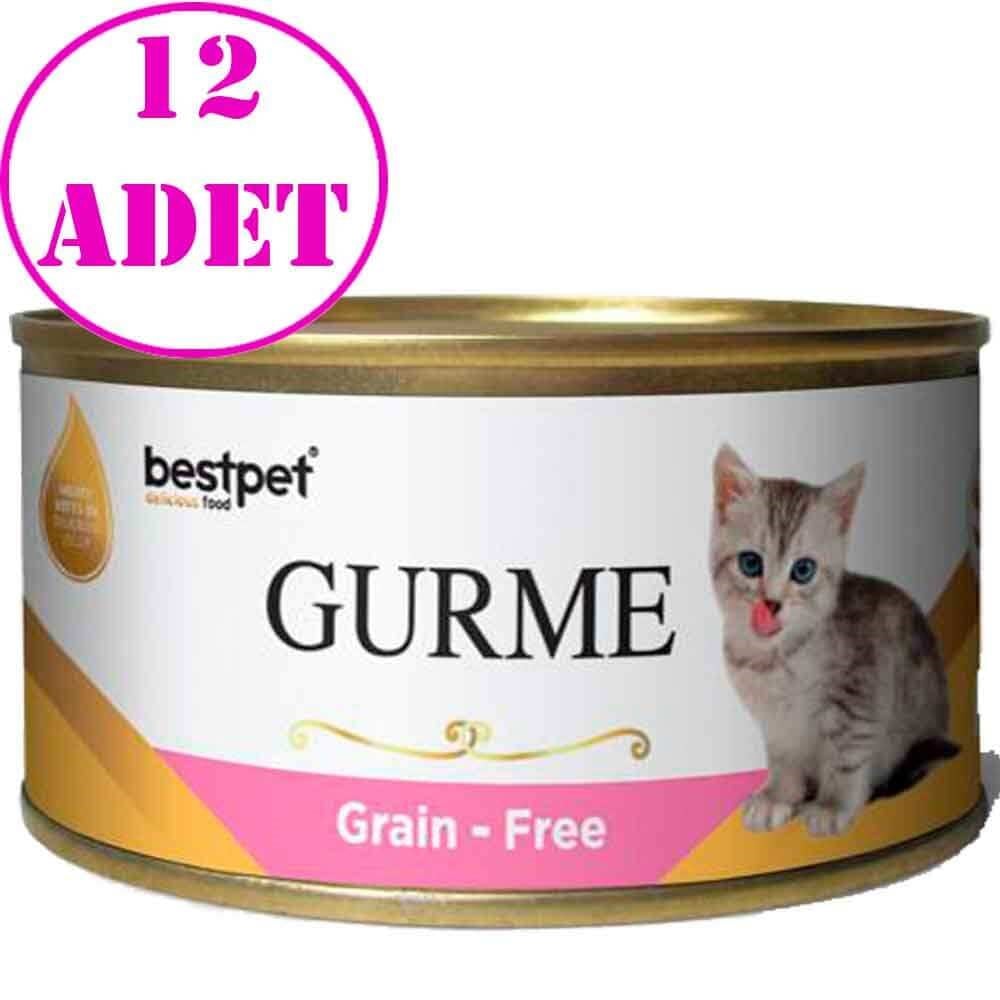 BestPet Gurme Yavru Kedi Konservesi Tavuklu 100 Gr 12 AD 32128468 Best Pet Yetişkin Kedi Konserve Mamaları Amazon Pet Center