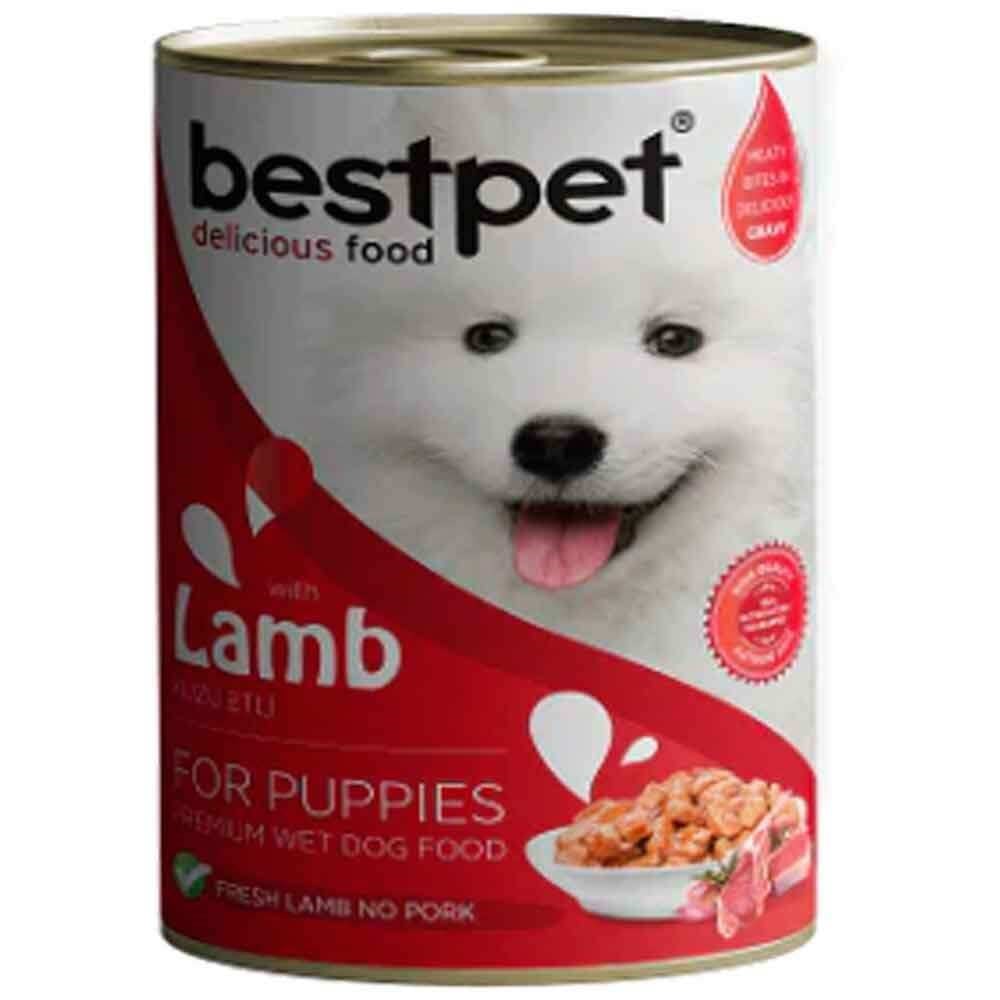 BestPet Kuzu Etli Yavru Köpek Konservesi 400gr 8681465601142 Best Pet Yavru Köpek Konserveleri Amazon Pet Center