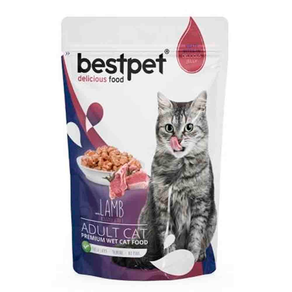Bestpet Pouch Jelly Kuzu Etli Kedi Yaş Maması 85 Gr 8681465602729 Best Pet Yetişkin Kedi Konserve Mamaları Amazon Pet Center