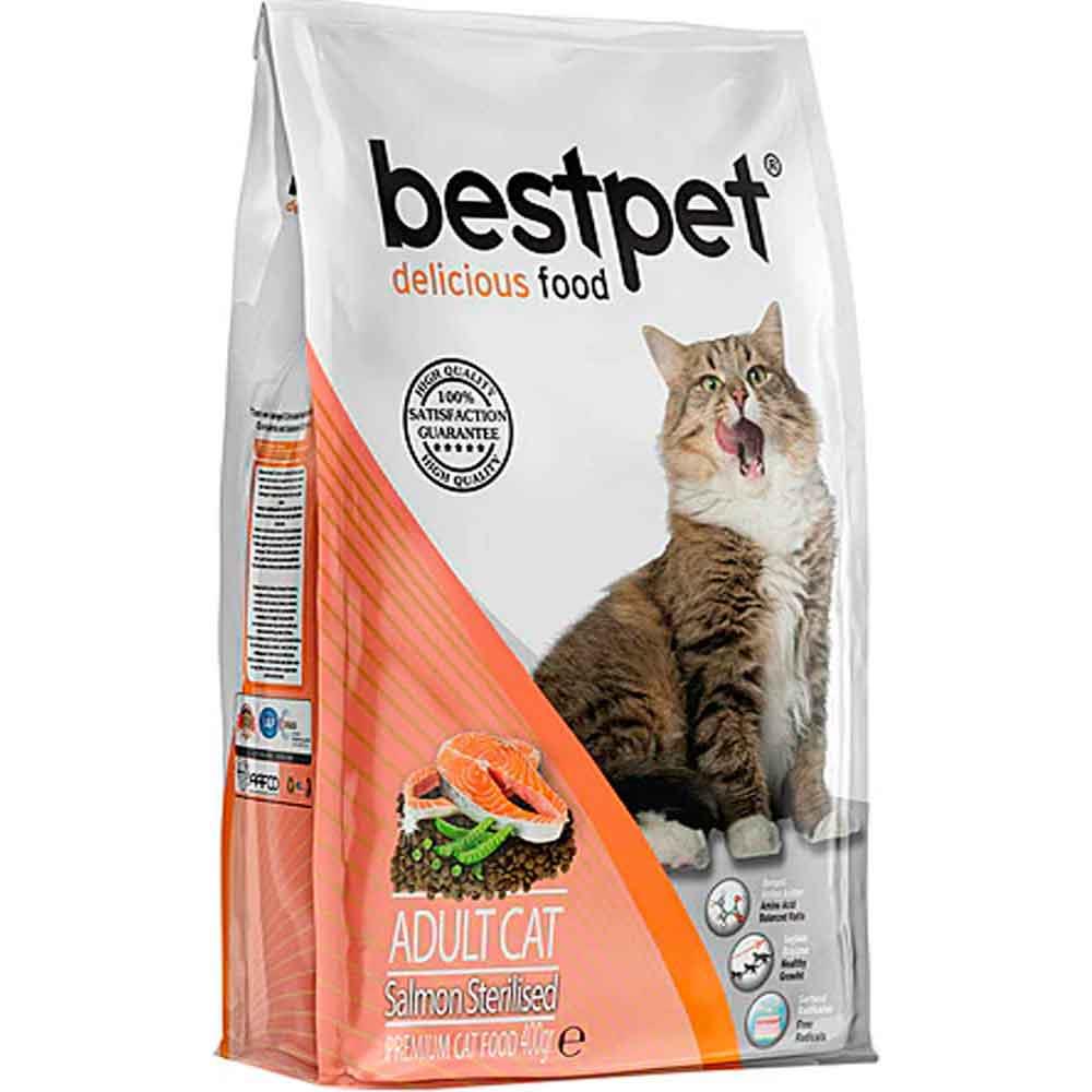 Bestpet Somonlu Kısırlaştırılmış Kedi Maması 15 Kg 8681465604198 Amazon Pet Center