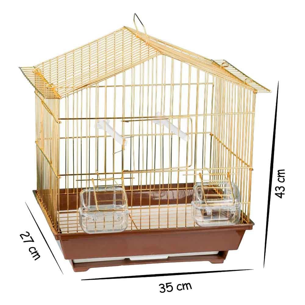 Bilgin Kuş Kafesi Çatılı 300 Gold 32132830 Amazon Pet Center