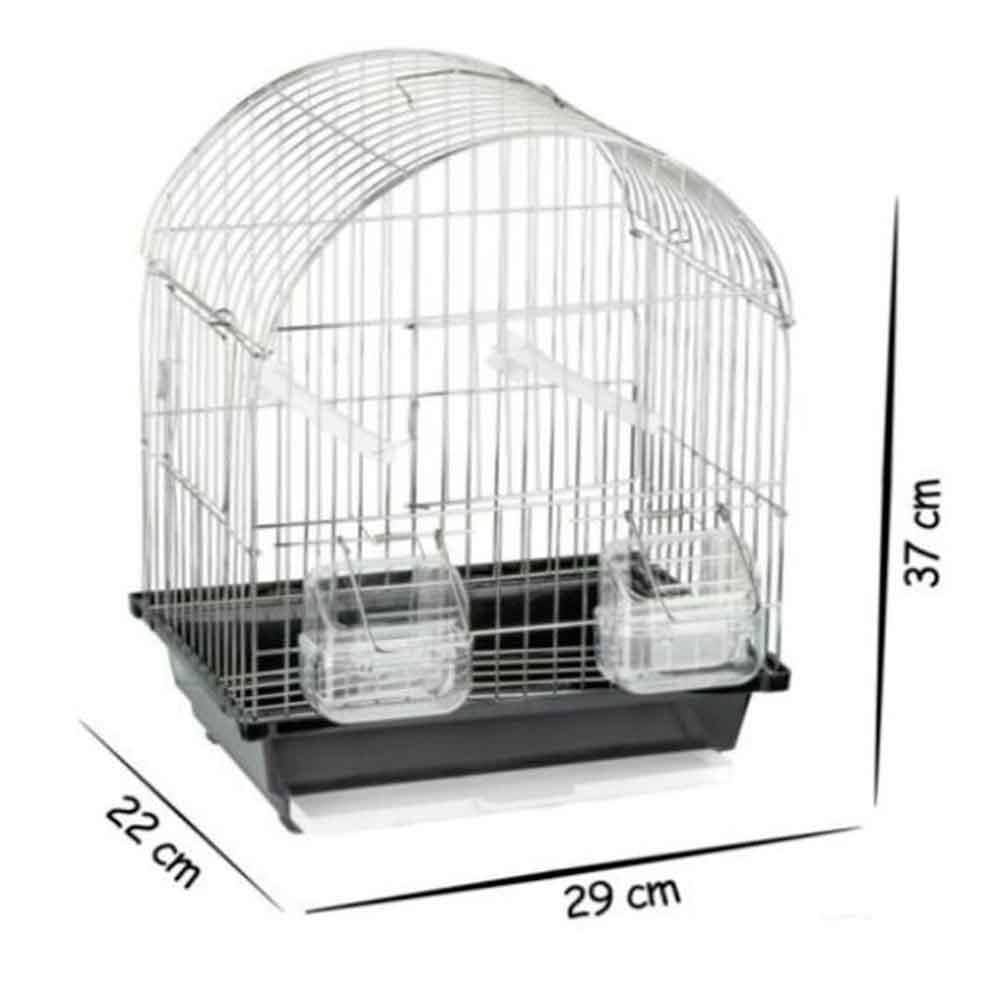 Bilgin Kuş Kafesi Oval Çatılı 200 Krom 17727006 Amazon Pet Center