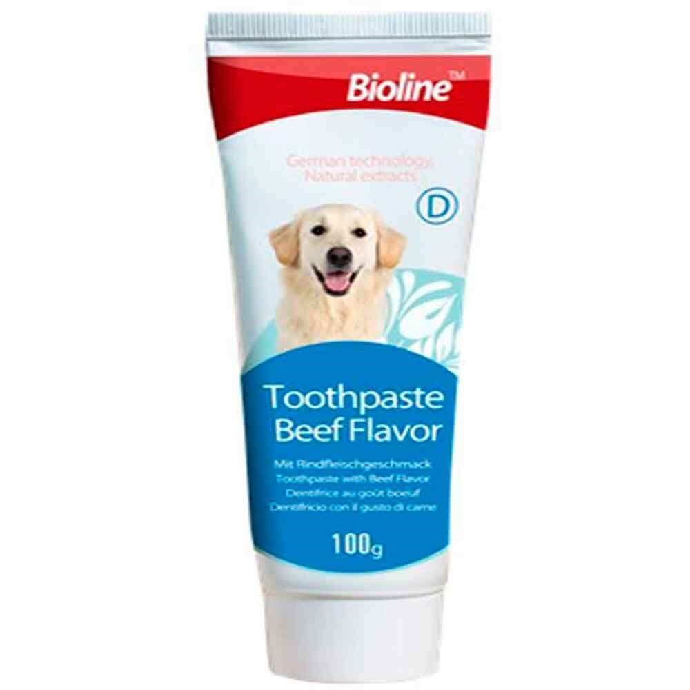 Bioline Biftek Aromalı Diş Macunu 100 Gr 6970117120189 Bioline Köpek Ağız Ve Diş Sağlığı Ürünleri Amazon Pet Center