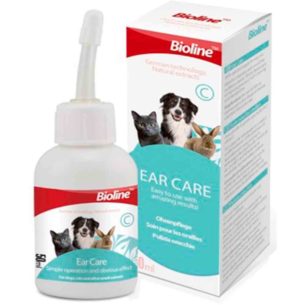 Bioline Kulak Bakım Damlası 50 Ml 6970117120158 Bioline Kedi Göz Ve Kulak Bakımı Amazon Pet Center