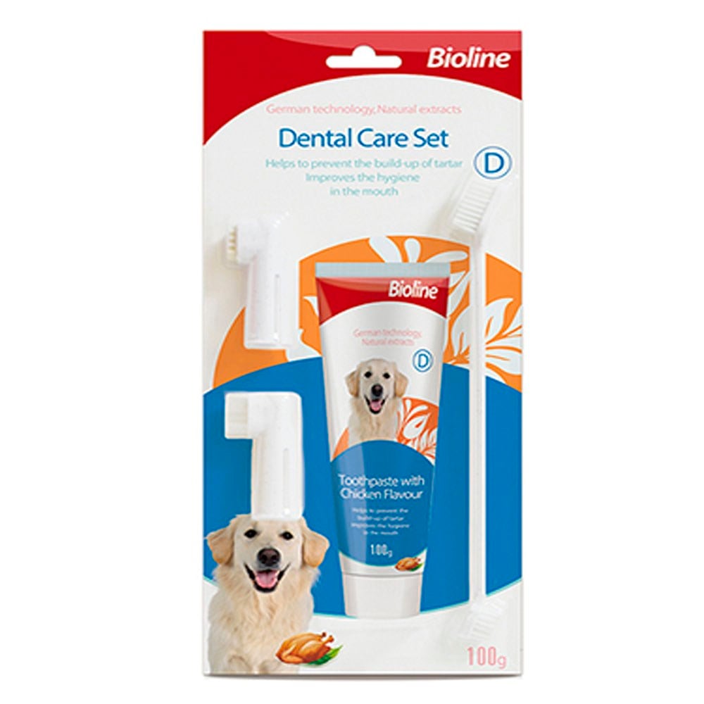 Bioline Tavuk Aromalı Ağız Bakım Seti 100 Gr 6970117124415 Amazon Pet Center