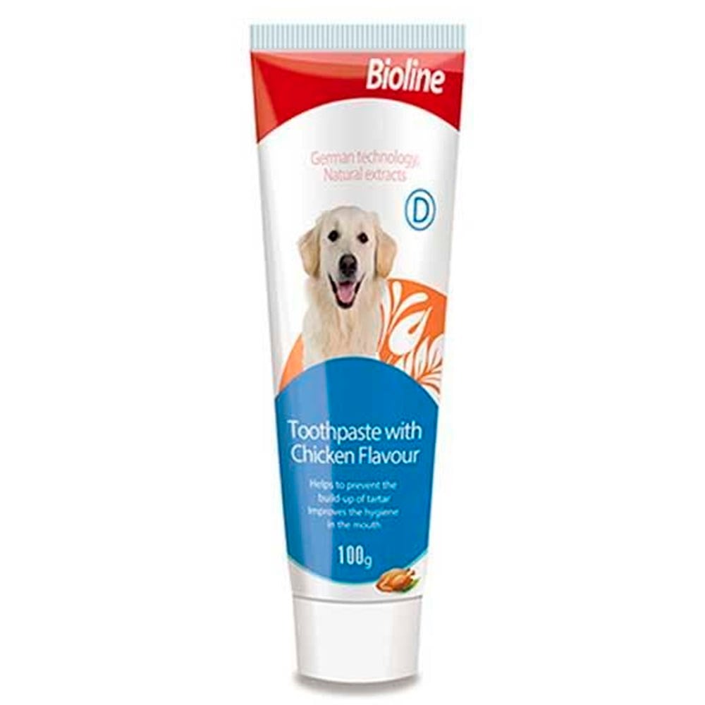 Bioline Tavuk Aromalı Diş Macunu 100 Gr 6970117124408 Amazon Pet Center