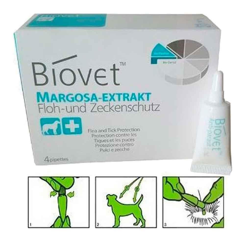 Biovet Bitkisel Küçük ırk Köpek Pire Kene Damlası 4'Lü 6937082506974 Amazon Pet Center