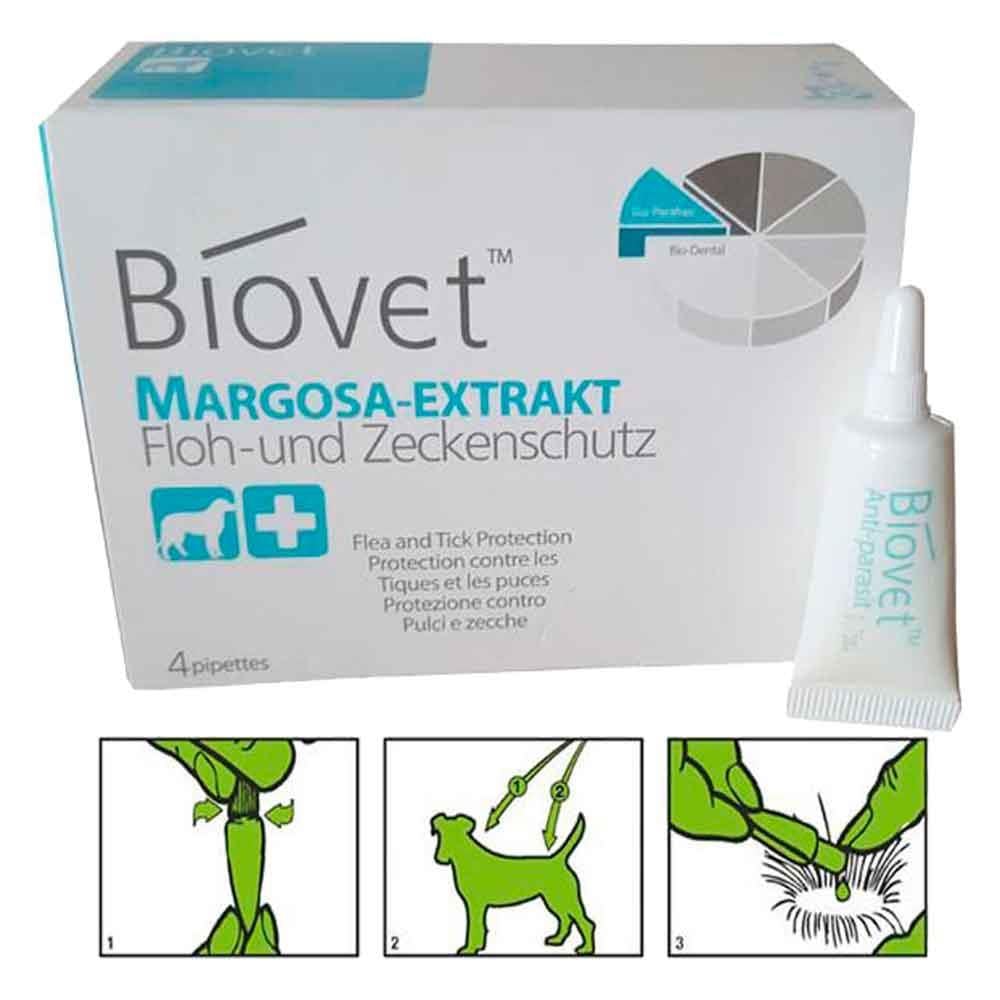 Biovet Büyük Irk Köpek Pire Kene Damlası  4 Lü 6937082505922 Amazon Pet Center