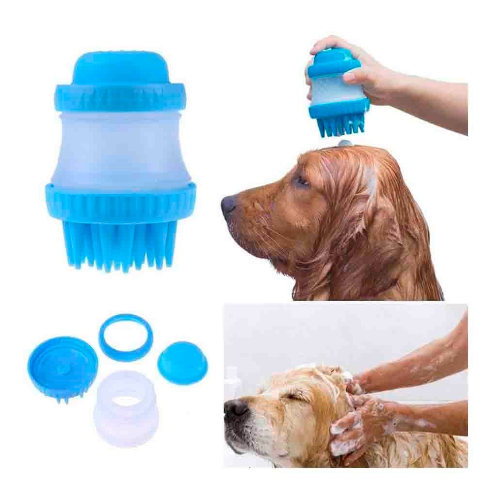 BPA Şampuan Hazneli Silikon Uçlu Yıkama Fırçası 6231878921560 Amazon Pet Center