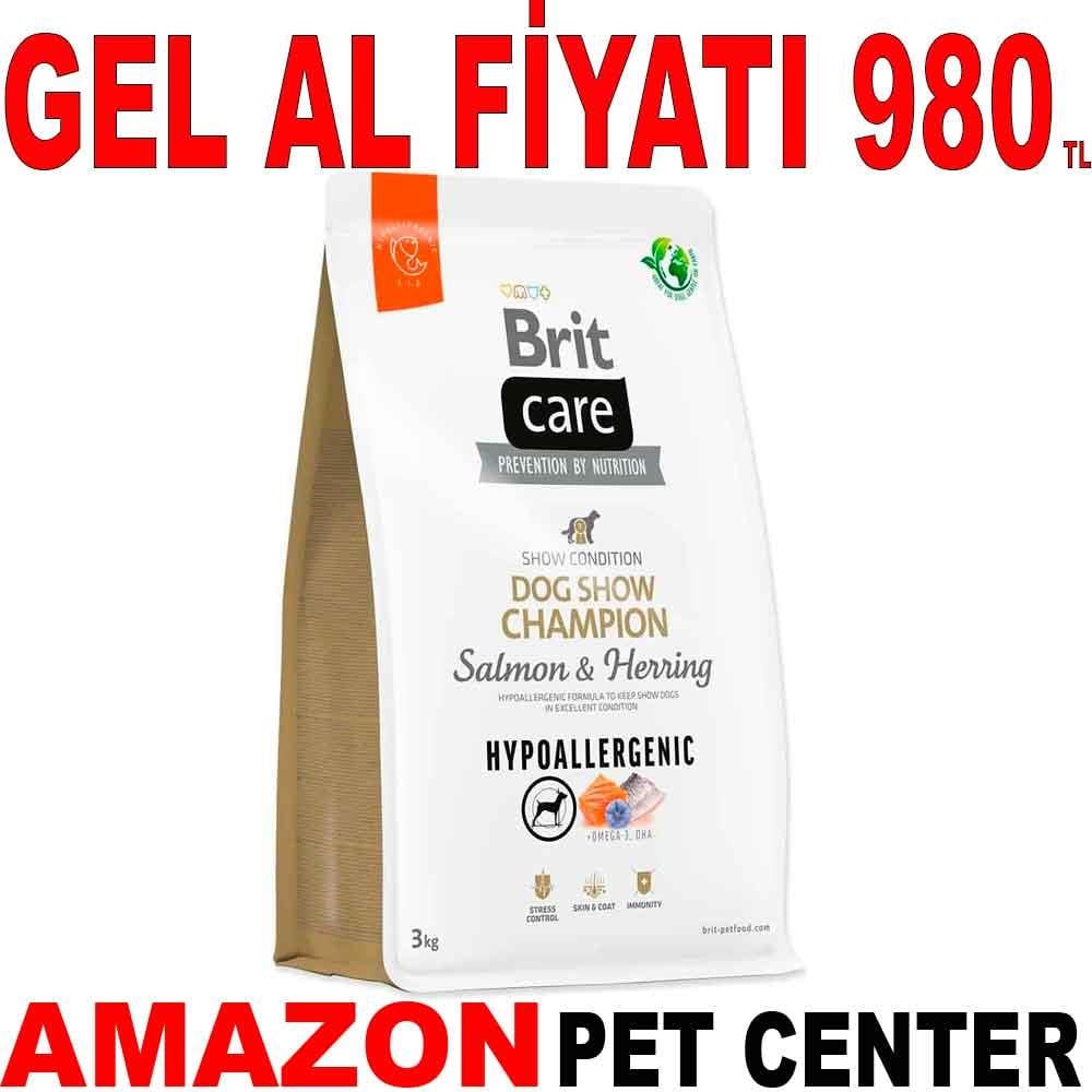 Brit Care Dog Show Somonlu Hypoallergenic Köpek Maması 3 Kg 18107005 Amazon Pet Center