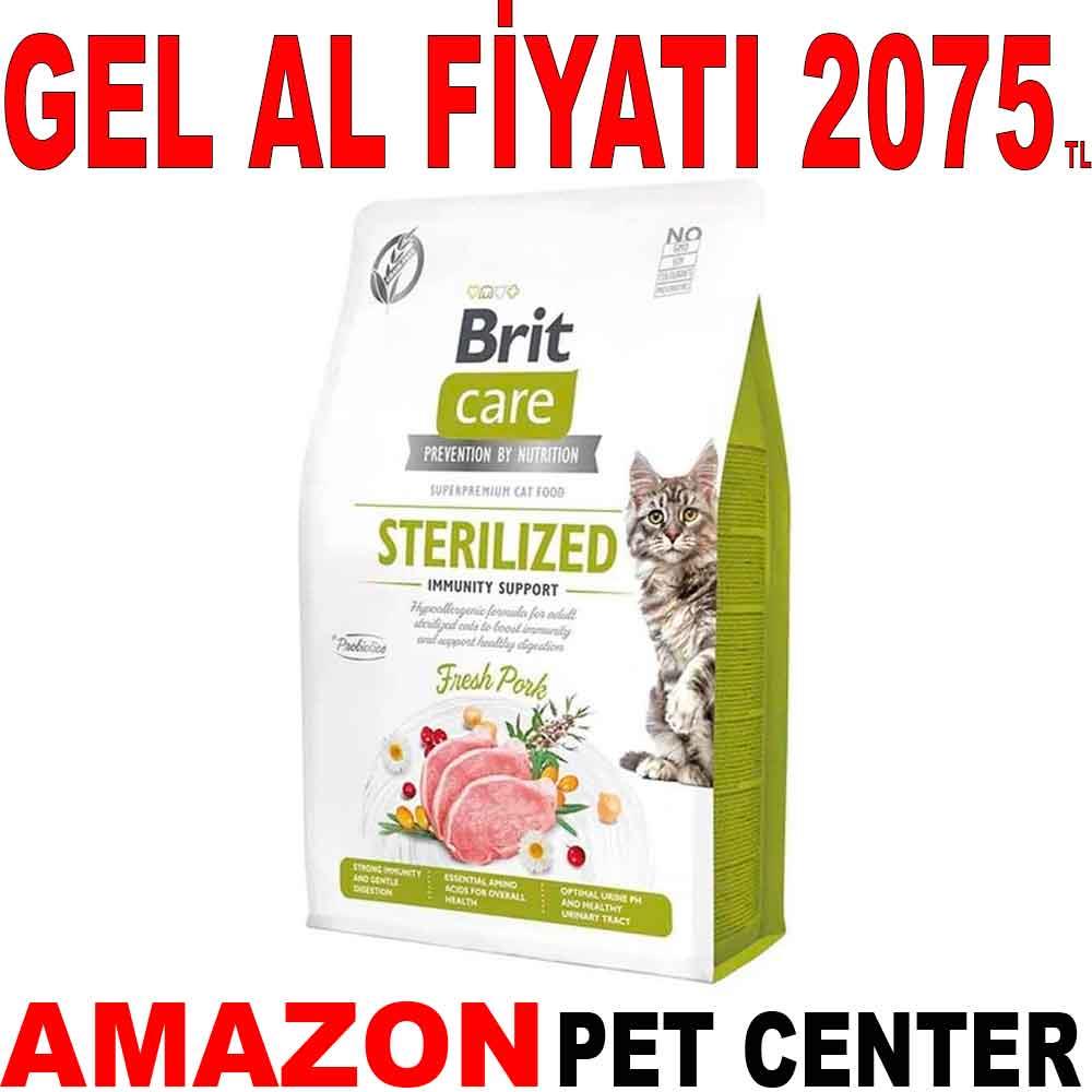 Brit Care Grain-Free Sterilized Immunity Support Kısırlaştırılmış Kedi Maması 7 Kg 19143002 Amazon Pet Center