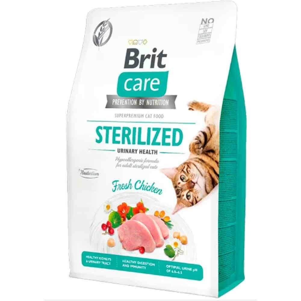 Brit Care Hypo-Allergenic Üriner Sistem Sağlığı için Tahılsız Kısırlaştırılmış Kedi Maması 7 kg 8595602540723 Brit Care Tahılsız Kedi Mamaları Amazon Pet Center