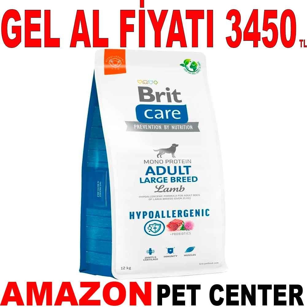 Brit Care Hypoallergenic Kuzu Etli Büyük Irk Köpek Maması 12 Kg 18134001 Amazon Pet Center