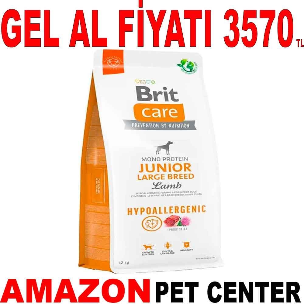 Brit Care Hypoallergenic Kuzu Etli Büyük Irk Yavru Köpek Maması 12 Kg 18125009 Amazon Pet Center