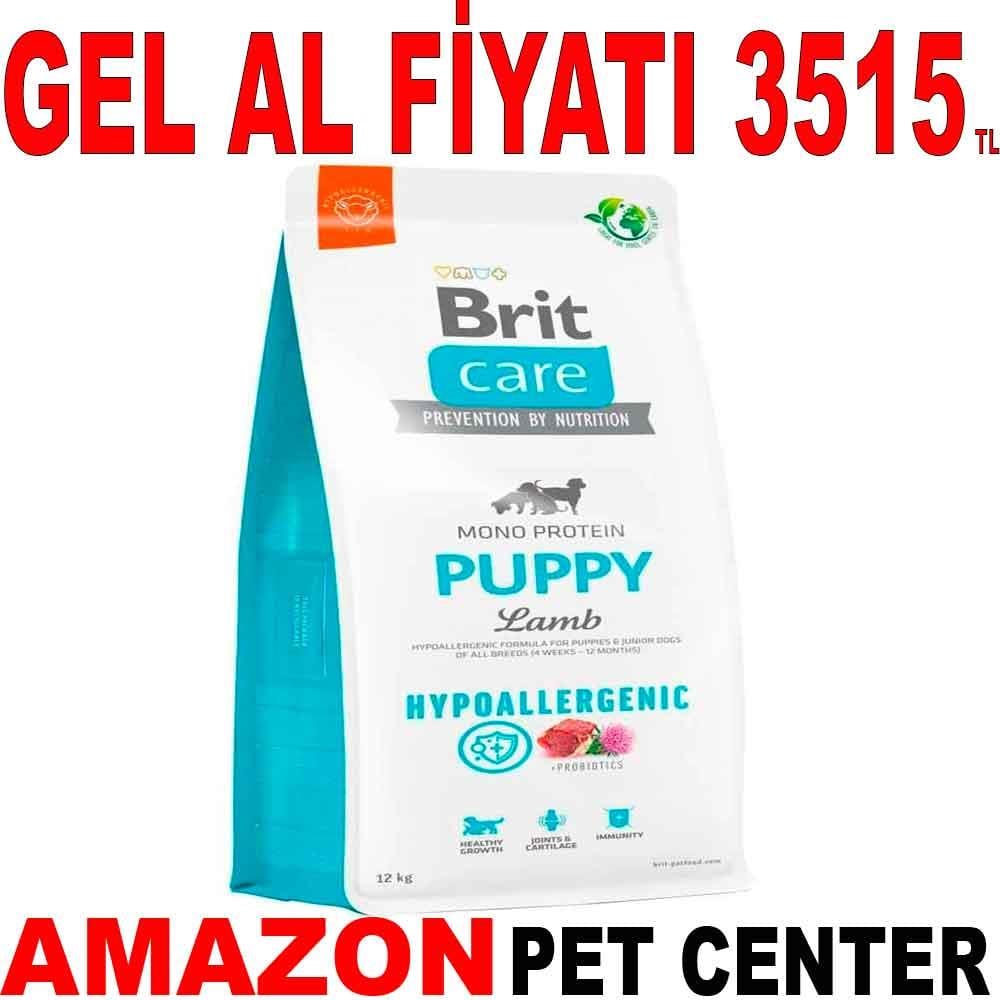 Brit Care Hypoallergenic Kuzu Etli Yavru Köpek Maması 12 Kg 18124002 Amazon Pet Center