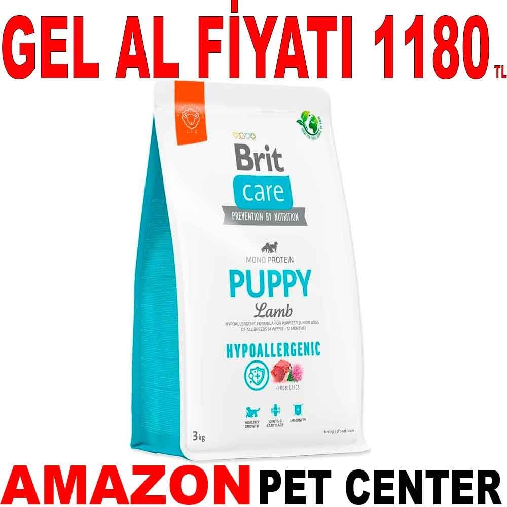 Brit Care Hypoallergenic Kuzu Etli Yavru Köpek Maması 3 Kg 18106008 Amazon Pet Center