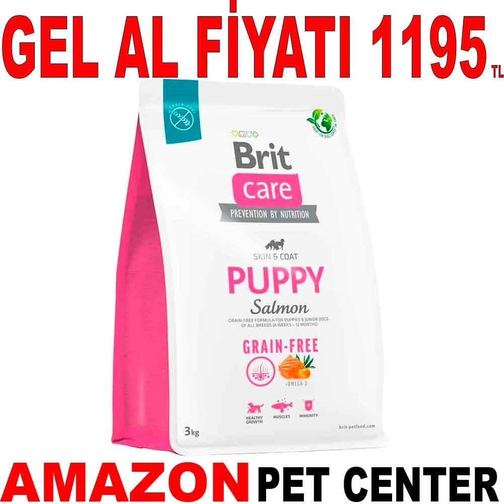 Brit Care Skin Coat Tahılsız Somonlu Yavru Köpek Maması 3 Kg 18108002 Amazon Pet Center