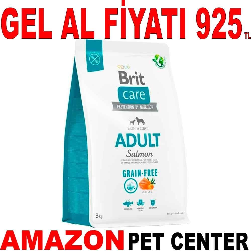 Brit Care Somonlu Tahılsız Köpek Maması 3 Kg 18446005 Amazon Pet Center