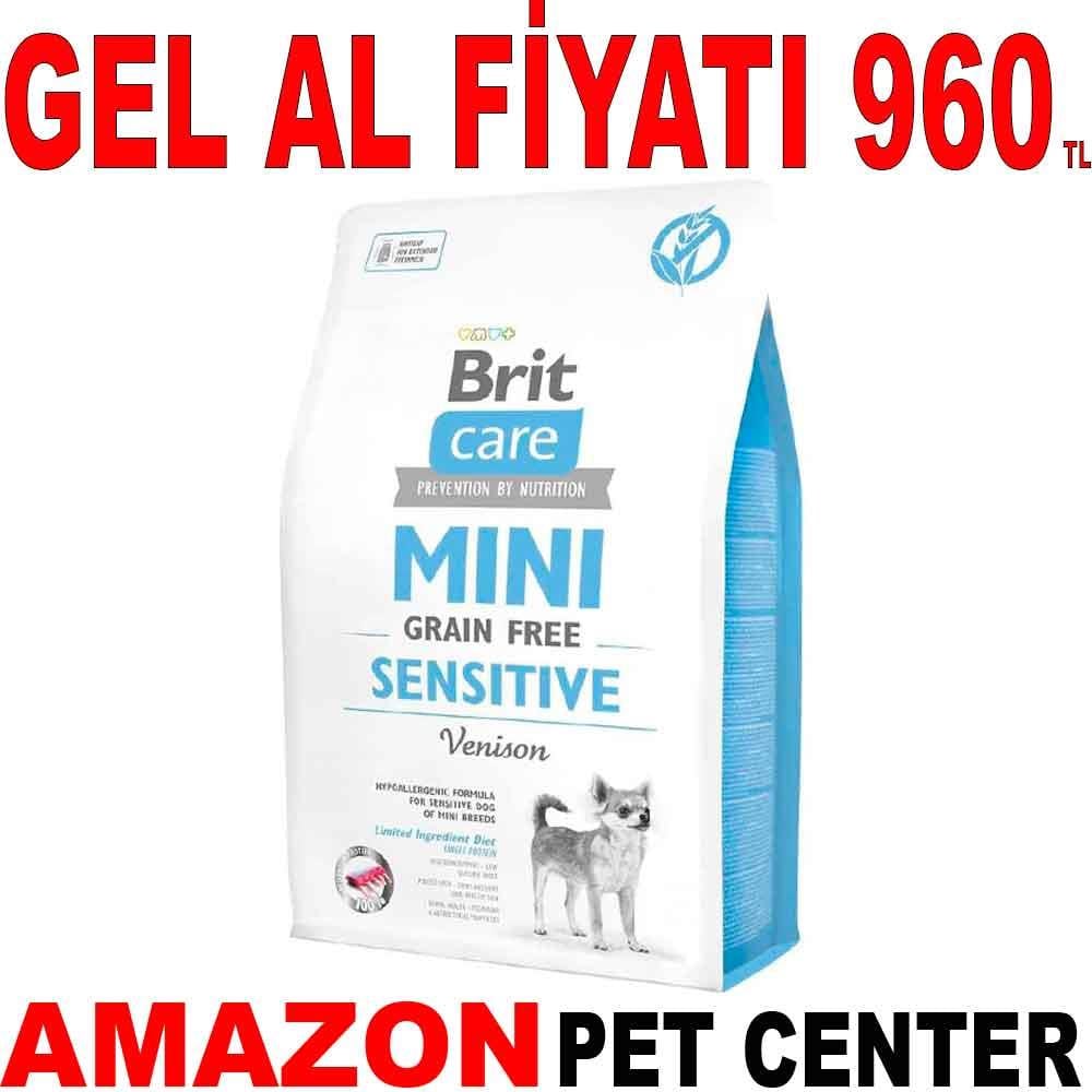 Brit Care Tahılsız Mini Hassas Geyikli Köpek Maması 2 kg 18097009 Amazon Pet Center