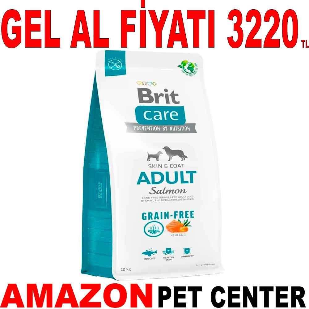Brit Care Tahılsız Somonlu Köpek Maması 12 Kg 19142005 Amazon Pet Center